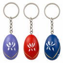 Set of 3 Metal Nesting Dolls Key Chains