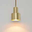 Two tier brass finish led pendant light for dining room