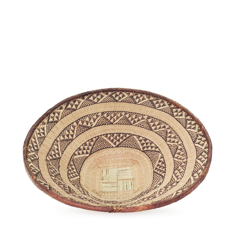 Two Tone Woven African Baskets | Multiple Sizes & Styles