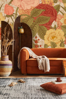 Fashionable Vintage Roses Wallpaper Vogue