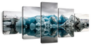 Glacier Lake Reflection Wall Art