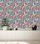 Modish Pink Little Flowers Wallpaper