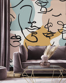 Modish Facial Contours Wallpaper Vogue