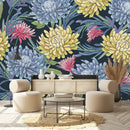 Fashionable Asters Wallpaper