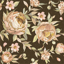 Stylish Dark Floral Wallpaper Contemporary