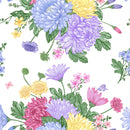 Multicolored Asters Wallpaper