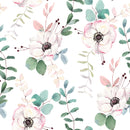 Voguish Pink Flowers Wallpaper Vogue High-Quality