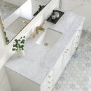 James Martin Chicago 60" Single Bathroom Vanity, Glossy White