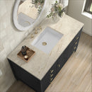 James Martin Myrrin 48" Single Bathroom Vanity, Carbon Oak