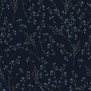 Fashionable Little Blue Flowers Wallpaper Select