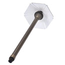 Umbrella G4 Angular Pathway Outdoor Lights with Brass Build