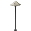 Umbrella G4 Angular Pathway Outdoor Lights with Brass Build