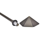Umbrella G4 Angular Pathway Outdoor Lights with Brass Build