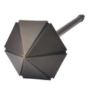 Umbrella G4 Angular Pathway Outdoor Lights with Brass Build