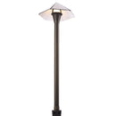 Umbrella G4 Angular Pathway Outdoor Lights with Brass Build