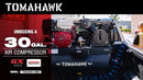 30 Gallon Air Compressor 13HP Honda GX390 Engine Horizontal Tank 24.4 CFM @ 90 PSI Gas-Powered