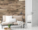 Living Originals 1/4 in. x 5.1 in. Real Wood Easy Install Wall Panels - Unfinished Raw Walnut (20 Sq. Ft.)