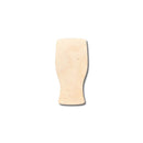 Unfinished Wood Beer Pint Glass Shape - Bar Decor - Craft - up to 46" DIY