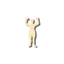 Unfinished Wood Boxer Shape - Sports - Craft - up to 46" DIY
