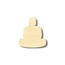Unfinished Wood Buddha Shape - Religion - Craft- up to 46" DIY