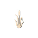 Unfinished Wood Cattail Shape - Plant - Craft - up to 46" DIY