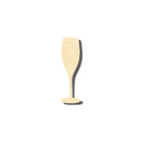 Unfinished Wood Champagne Glass Shape - Party Decor - Craft - up to 46" DIY