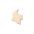 Unfinished Wood Colombia Shape - Country - Craft - up to 46" DIY