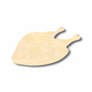 Unfinished Wood Cooked Turkey Shape - Thanksgiving - Kitchen - Food - Craft - up to 46" DIY