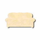 Unfinished Wood Couch Shape - Home - Craft - up to 46" DIY