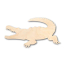 Unfinished Wood Crocodile Shape - Animal - Craft - up to 46" DIY