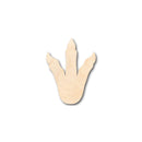 Unfinished Wood Dinosaur Foot Shape - Craft - up to 46" DIY