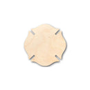 Unfinished Wood Fireman's Badge Symbol Shape - Firefighter - Craft - up to 46" DIY