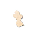 Unfinished Wood Guyana Shape - Country - Craft - up to 46" DIY