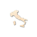 Unfinished Wood Italy Shape 3 Pieces - Country - Craft - up to 46" DIY