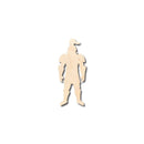 Unfinished Wood Knight Shape - Medieval - Renaissance - Craft - up to 46" DIY