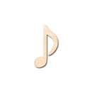 Unfinished Wood Musical Note Shape - Music - Nursery - Craft - up to 46" DIY