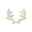 Unfinished Wood Reindeer Antlers Shape - Animal - Wildlife - Craft - up to 46" DIY