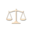 Unfinished Wood Scales of Justice Shape - Law - Courthouse - Craft - up to 46" DIY