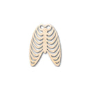 Unfinished Wood Skeleton Rib Cage Shape - Craft - up to 46" DIY