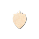 Unfinished Wood Strawberry Shape - Fruit - Craft - up to 46" DIY