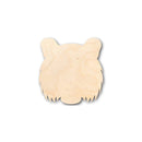 Unfinished Wood Tiger Head Shape - Animal - Wildlife - Craft - up to 46" DIY