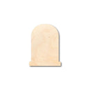 Unfinished Wood Tombstone Shape - Graveyard - Halloween - Craft - up to 46" DIY