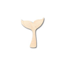 Unfinished Wood Whale Tail Shape - Ocean - Nursery - Craft - up to 46" DIY