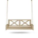 Amish Casual Malvern Porch Swing Bed, Twin Unfinished with Clearcoat