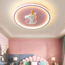 DecorBites™ Cartoon Kids Ceiling Lights Remote Control Chandelier 56W Blue Pink 220V