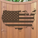 United States Shape American Flag