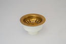 Unlacquered Brass Kitchen Sink Strainer, Sink Waste, Strainer Basket, Drain Cover & Basket Strainer