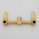 Unlacquered Solid Brass Wall Mounted Bathroom Vessel Sink Faucet, Antique Basin Vanity Faucet
