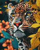 Painting by Numbers kit Dangerous predator with extra metallic paints  KHO6528
