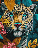 Painting by Numbers kit Dangerous beast with extra metallic paints  KHO6536